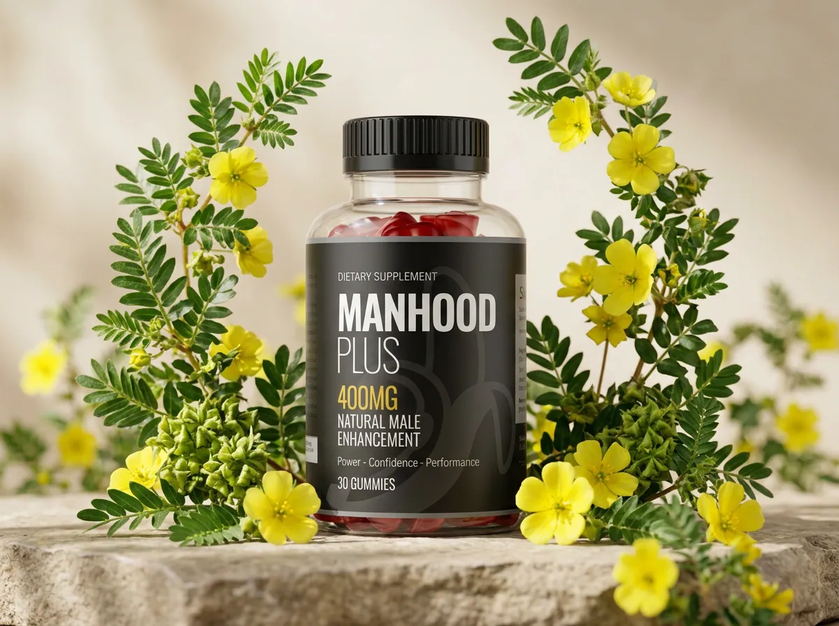 Tribulus terrestris et ingrédients végétaux de Manhood Plus