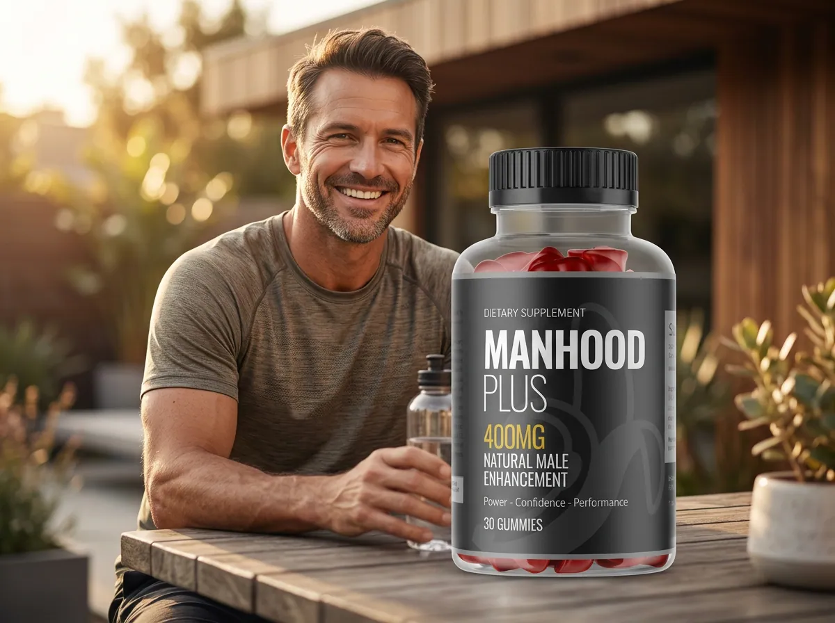 Homme actif et en forme après une cure de Manhood Plus Gummies