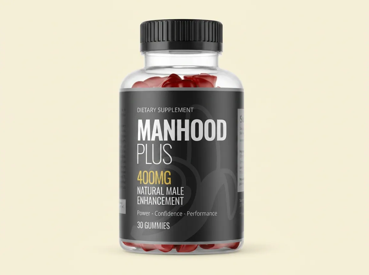 Boîte de Manhood Plus Gummies prête à être commandée